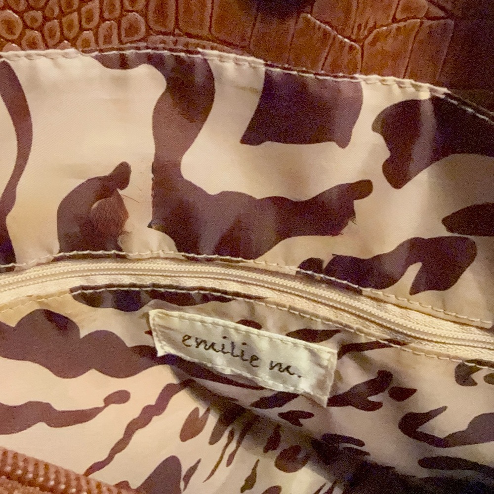 5 for $25! Emilie m. Embossed Manufactured Leather Bag - Picture 9 of 16